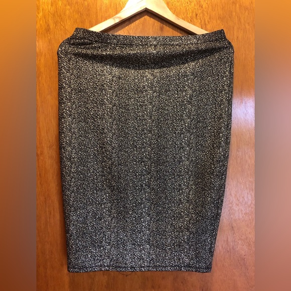 Gold Pencil Skirt - Picture 1 of 3